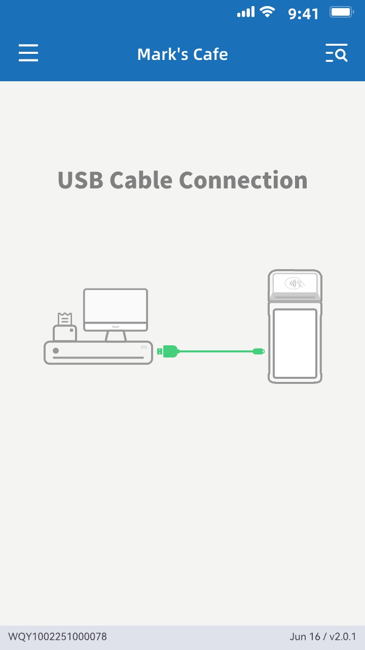 CodePay register USB mode integration setting steps, step 3